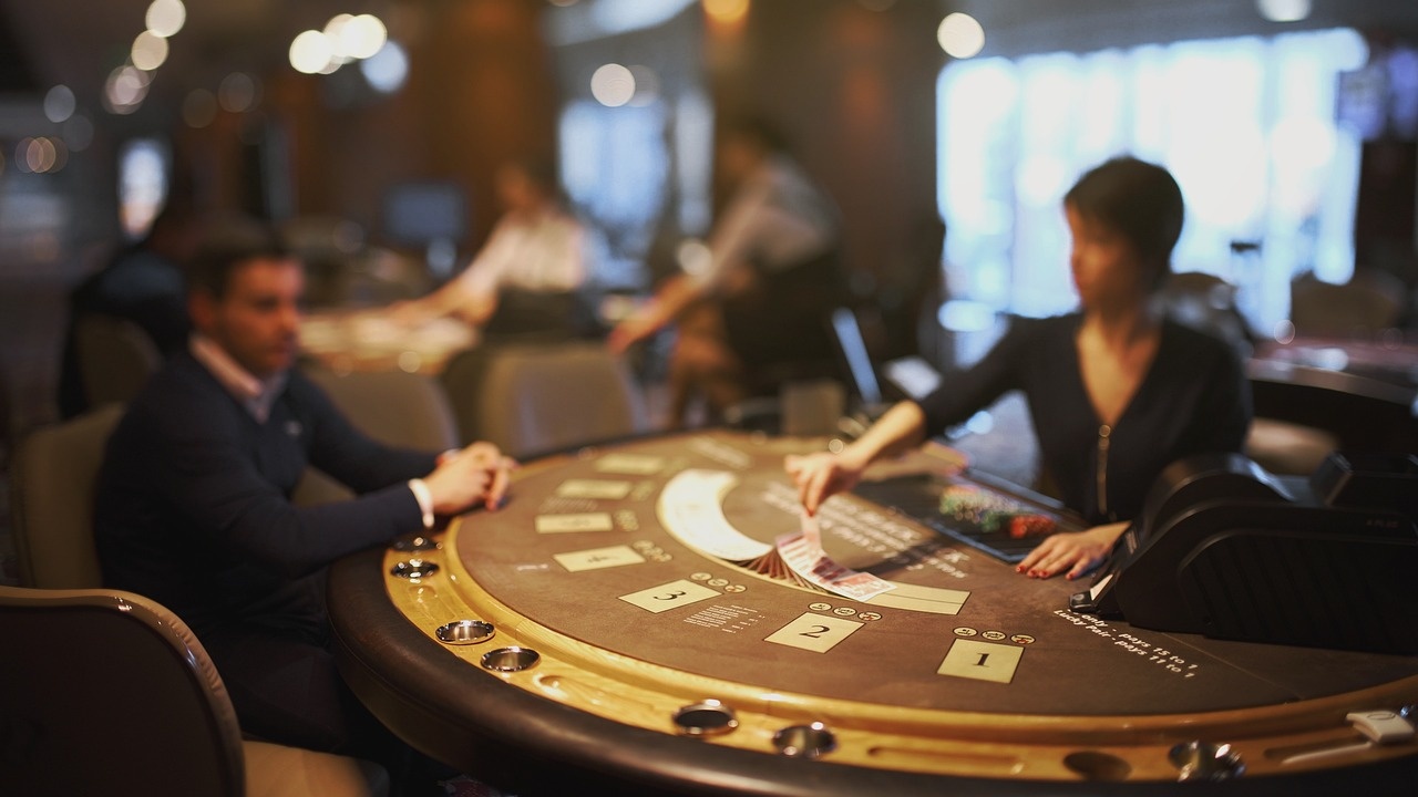 Blackjack table